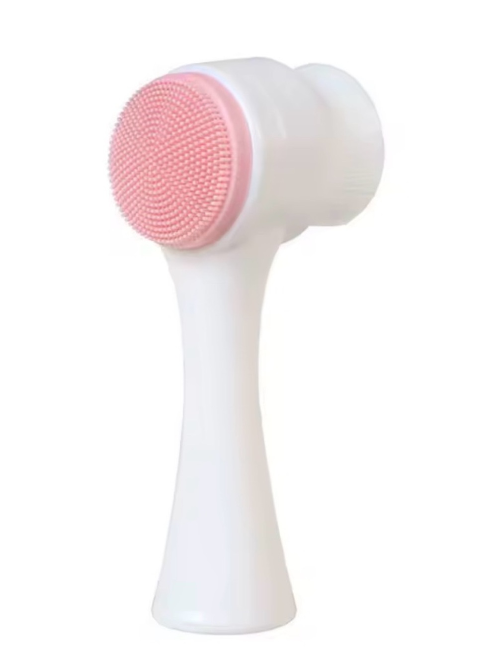 NEW Silicone Facial Cleansing Brush | Soft Exfoliating Face Scrubber | Pink